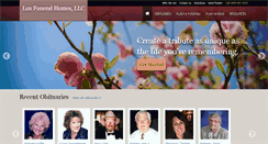 Desktop Screenshot of luxfuneralhomes.com